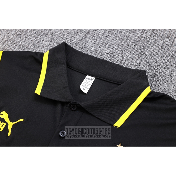 Camiseta De Futbol Polo del Borussia Dortmund 2023-2024 Negro